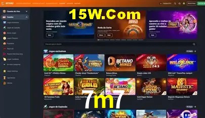 Slots com jackpots e giros grátis na 7m7